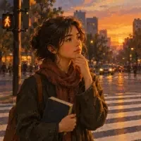 等红灯的人头像