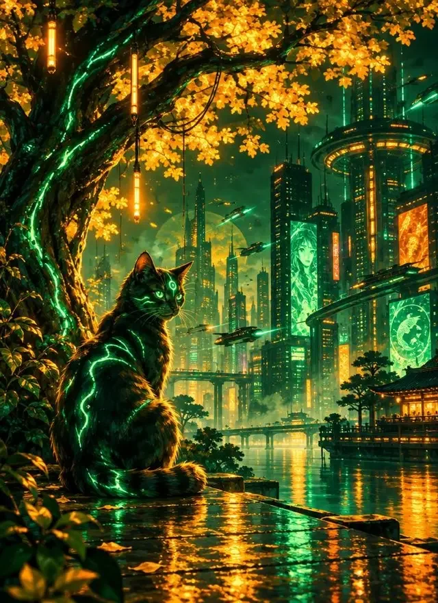 树影里的赛博猫封面缩略图
