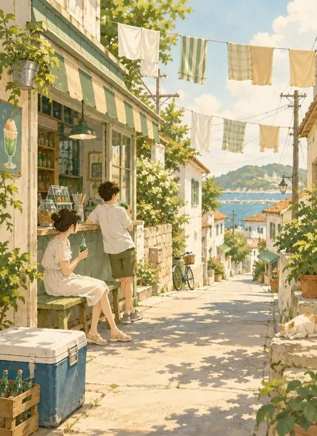 奶白小镇的盛夏封面